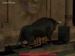 There is an animal on honey in this fantastic animated xxx episode.
